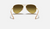 AVIATOR GRADIENT Gold + Brown Gradient 3025