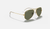 AVIATOR CLASSIC Gold + Green Classic G-15 3025 Polarized