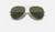 AVIATOR CLASSIC Gold + Green Classic G-15 3025 Polarized