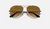 AVIATOR GRADIENT Gunmetal + Light Brown Gradient 3025