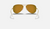 AVIATOR FLASH LENSES Gold + Orange Flash 3025