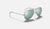 AVIATOR FLASH LENSES Gunmetal + Silver Flash 3025