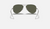 AVIATOR FLASH LENSES Gunmetal + Silver Flash 3025