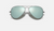 AVIATOR FLASH LENSES Gunmetal + Silver Flash 3025