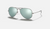 AVIATOR FLASH LENSES Gunmetal + Silver Flash 3025