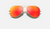 AVIATOR FLASH LENSES Gold + Orange Flash 3025 Polarized