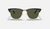 CLUBMASTER CLASSIC LOW BRIDGE FIT Black + Green Classic G-15 3016F