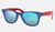 WAYFARER JUNIOR Blue; Red + Blue Gradient Flash 9066S