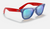 WAYFARER JUNIOR Blue; Red + Blue Gradient Flash 9066S