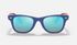 WAYFARER JUNIOR Blue; Red + Blue Gradient Flash 9066S