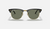 CLUBMASTER CLASSIC LOW BRIDGE FIT Black + Green Classic G-15 3016F Polarized