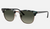 CLUBMASTER FLECK LOW BRIDGE FIT Spotted Grey and Green + Grey Gradient 3016F