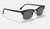 CLUBMASTER SQUARE Wrinkled Black + Dark Grey Classic 3916