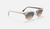 CLUBMASTER OVAL Wrinkled Light Grey + Light Grey Gradient 3946