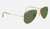 AVIATOR JUNIOR Shinny Gold + Green Classic G-15 9506S Polarized