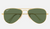 AVIATOR JUNIOR Shinny Gold + Green Classic G-15 9506S Polarized