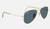 AVIATOR JUNIOR Shinny Gold + Blue Classic 9506S Polarized