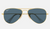 AVIATOR JUNIOR Shinny Gold + Blue Classic 9506S Polarized