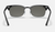 CLUBMASTER SQUARE LOW BRIDGE FIT Wrinkled Black + Dark Grey Classic 3916F