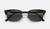 CLUBMASTER SQUARE LOW BRIDGE FIT Wrinkled Black + Dark Grey Classic 3916F