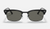 CLUBMASTER SQUARE LOW BRIDGE FIT Wrinkled Black + Dark Grey Classic 3916F