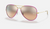 AVIATOR FULL COLOR LEGEND Violet + Silver/Pink Mirror 3025JM
